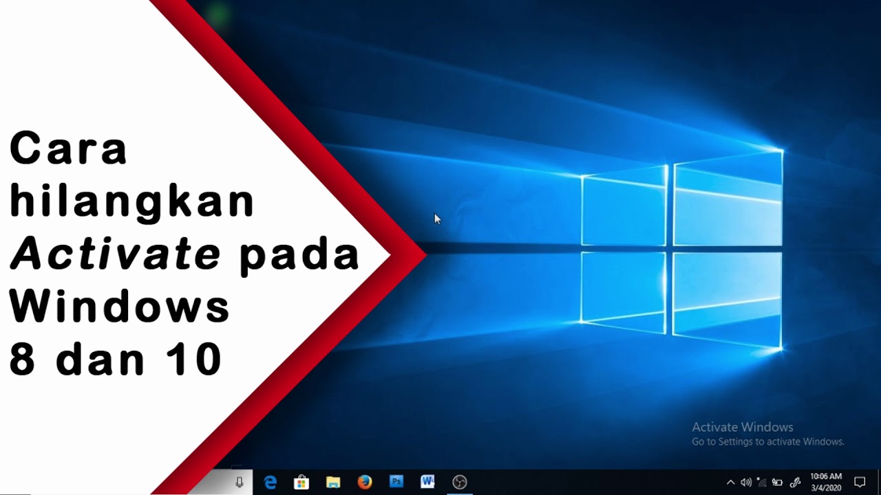 cara meng activate windows 10
